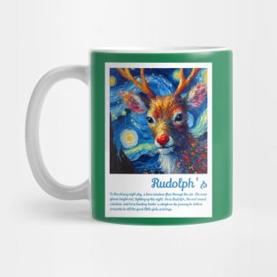 Rudolph in starry night Mug